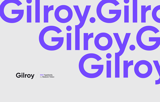 Gilroy Font family Download