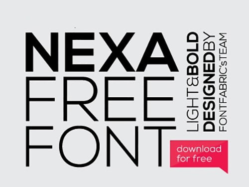 download-nexa-font-free