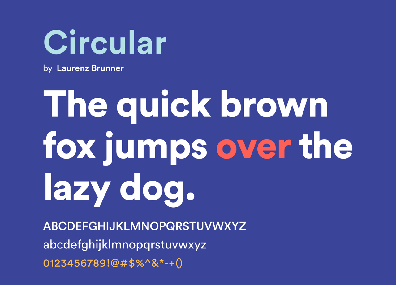 circular font download